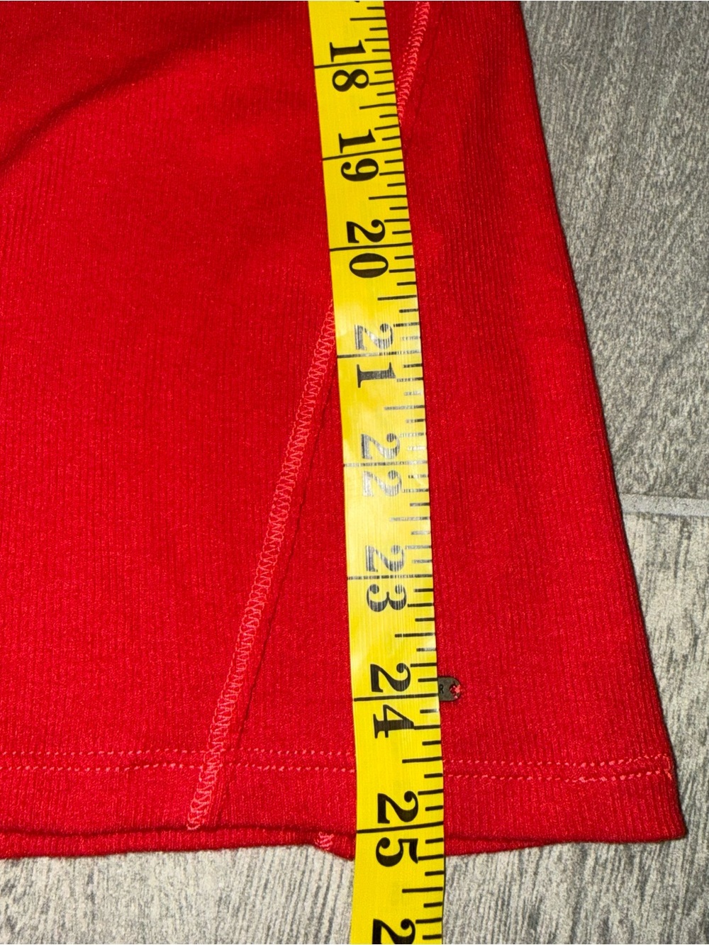 Hollister Henley Top Women’s M Red Y2K V-Neck Fitted Long Sleeves Retro - Picture 7 of 8